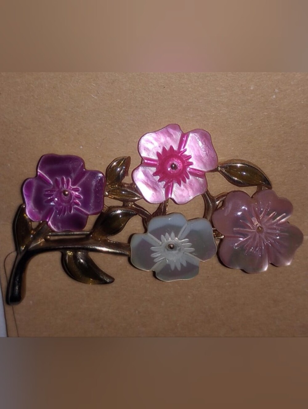 Lauren Conrad, Vintage Flowers Brooch,makers Marked